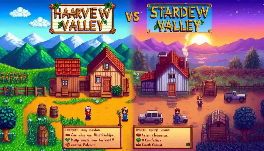 StarDew Valley vs Harvest Moon